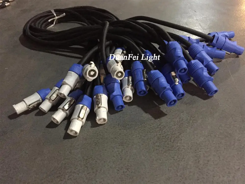 Более сильный Размер 2 5 мм2 Pro Dj сценический светильник power con In and Out удлинитель