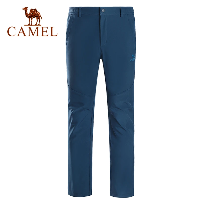 CAMEL походные брюки треккинговые мужские и женские водонепроницаемые зимние уличные большие лыжные брюки - Цвет: 180Blue Male