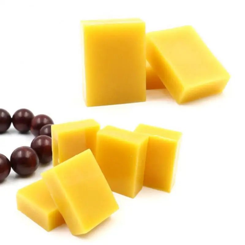 DIY 100% Pure Natural Beeswax Candle Soap Making Supplies Lipstick Material Yellow Bee Wax Wood Polishing Leather Maintain | Дом и сад