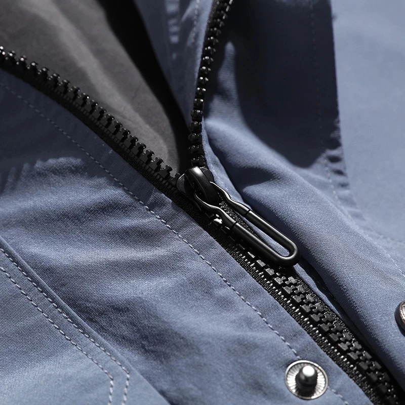 

Spring and autumn men's jackets solid color hooded jacket jacket men casual slim jacket hip-hop trend jacket men