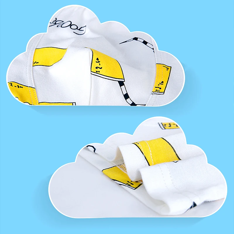 Детское нижнее белье хлопковые трусы для мальчиков боксеры с мультяшным принтом