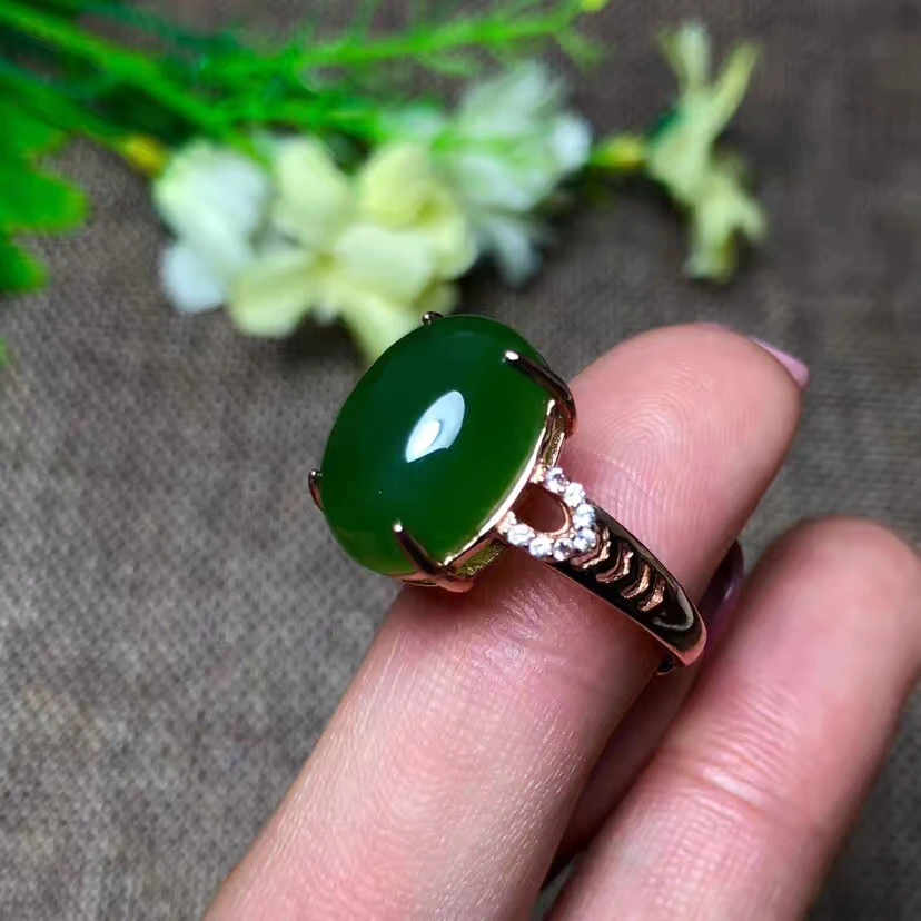 KJJEAXCMY бутик ювелирных изделий женское кольцо из драгоценного камня с