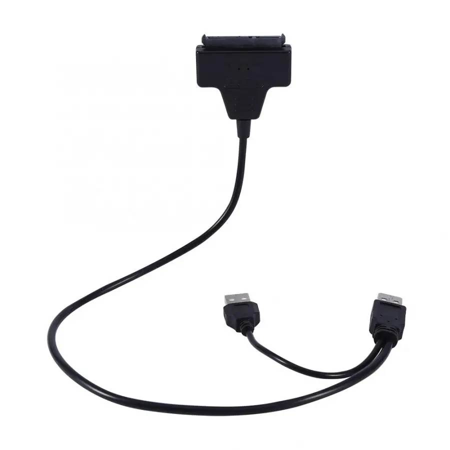 Walfront USB 2 0 для SATA 7 + 15pin 22Pin портативный Кабель-адаптер 5-дюймового HDD SSD внутренний