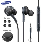 Наушники Samsung AKG S8 s9 S10, наушники-вкладыши 3,5 мм с микрофоном, проводная гарнитура для смартфонов huawei, xiaomi, OnePlus, vivo