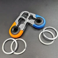 car key ring simple environmental protection aluminum alloy waist hanging key ring pendant key ring car chain hanging ornaments