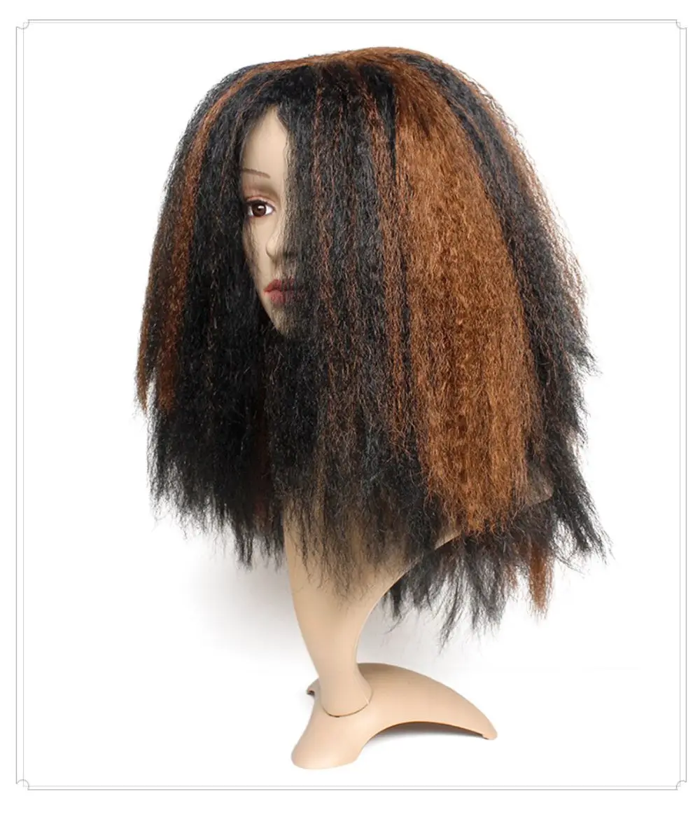 Забавный парик с крупной шерстью реквизит для выступлений|Аксессуары костюмов| |