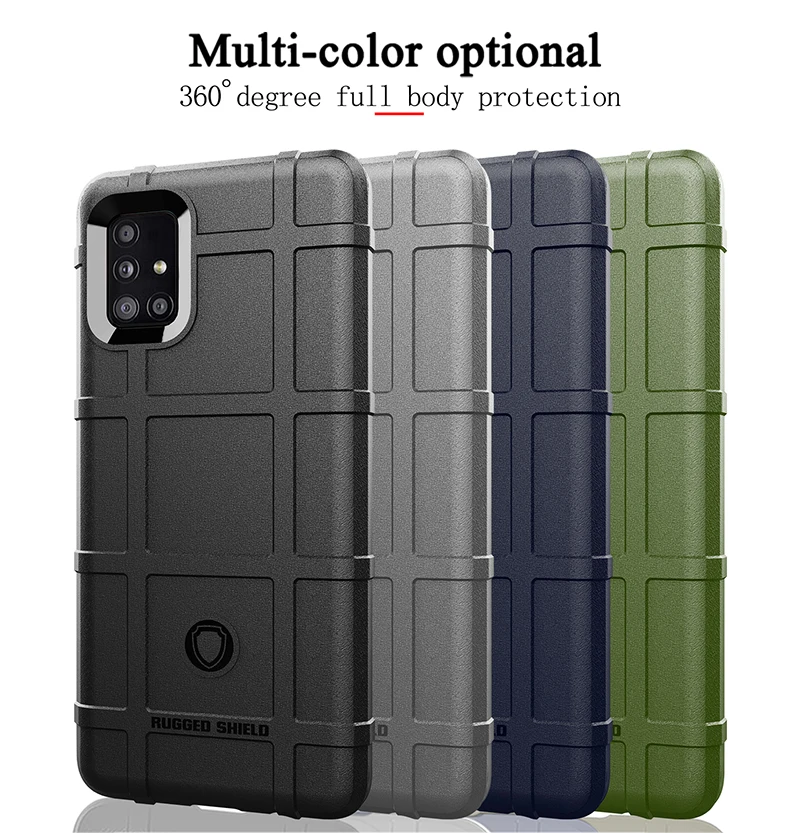 

Case For Samsung Galaxy A10 A20 A30 A50 A70 A80 A90 M51 A51 A21 A21S A71 Rugged Fiber Shield Cover For Samsung S30 A70 A10S A20S