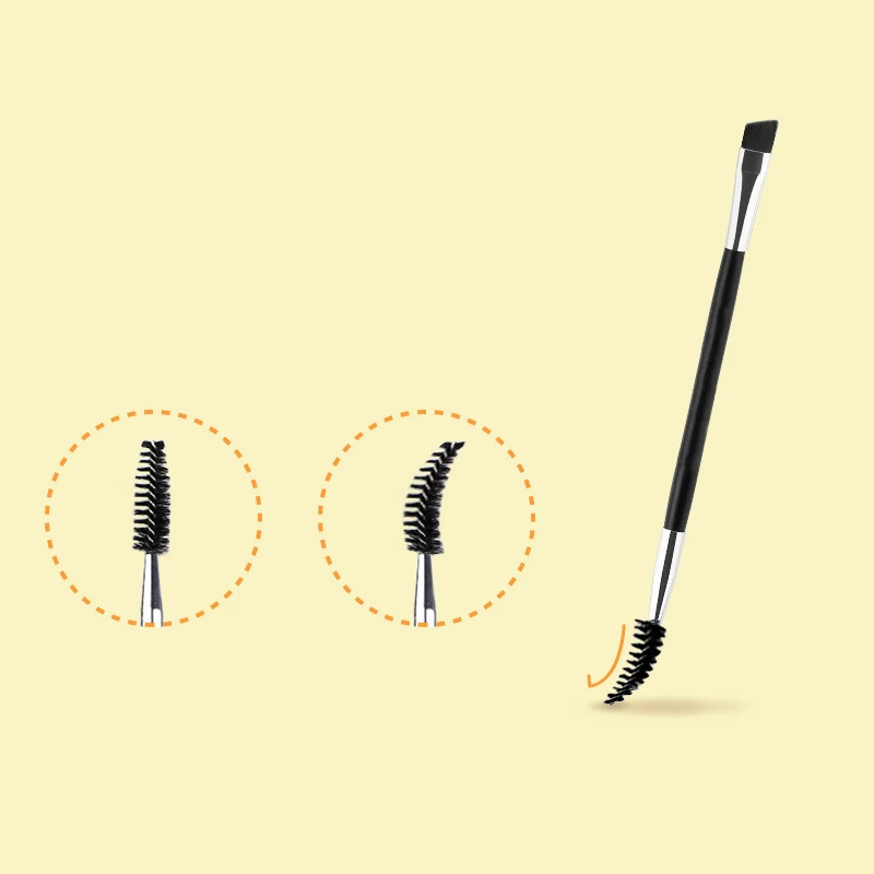 Портативные женские кисти для макияжа глаз лица косметические бровей инструмент