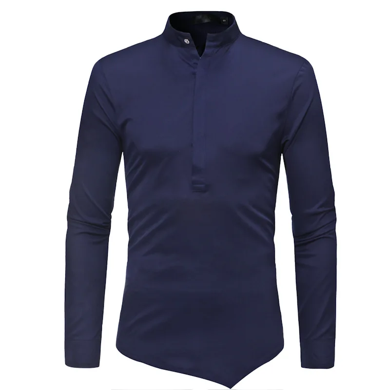 Модные мужские рубашки с длинными рукавами пуловер необычный стандартный