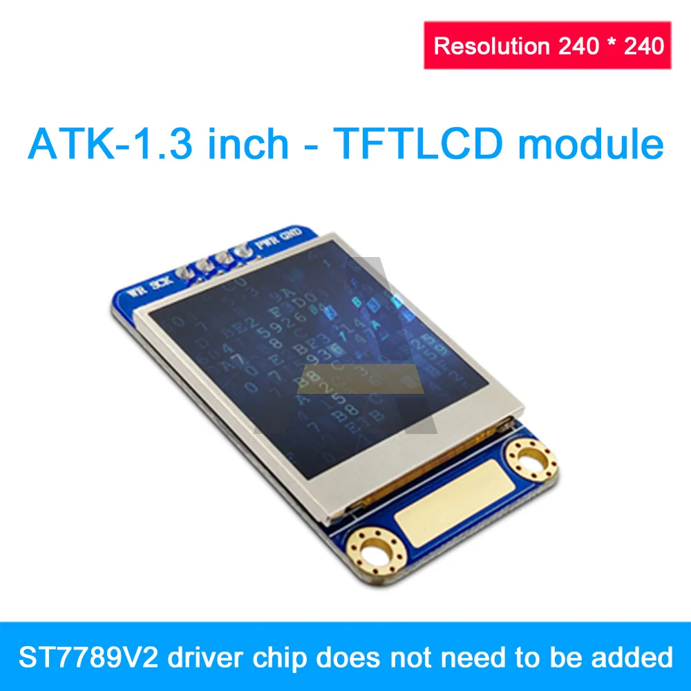 

High Definition 1.3 Inch 16 Bits IPS TFT Display IPS LCD Screen 1.3 inch ST7789V2 RGB565 IPS TFT LCD Display Screen Module
