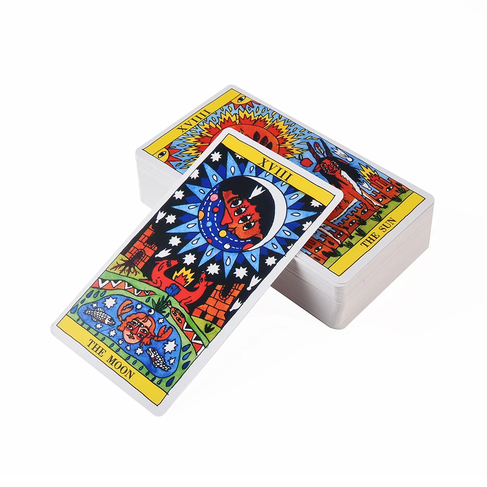 Tarot del Fuego Cards for Deck Oracles Electronic Guide Book Game Toy by Ricardo Cavolo|Карточные игры| |