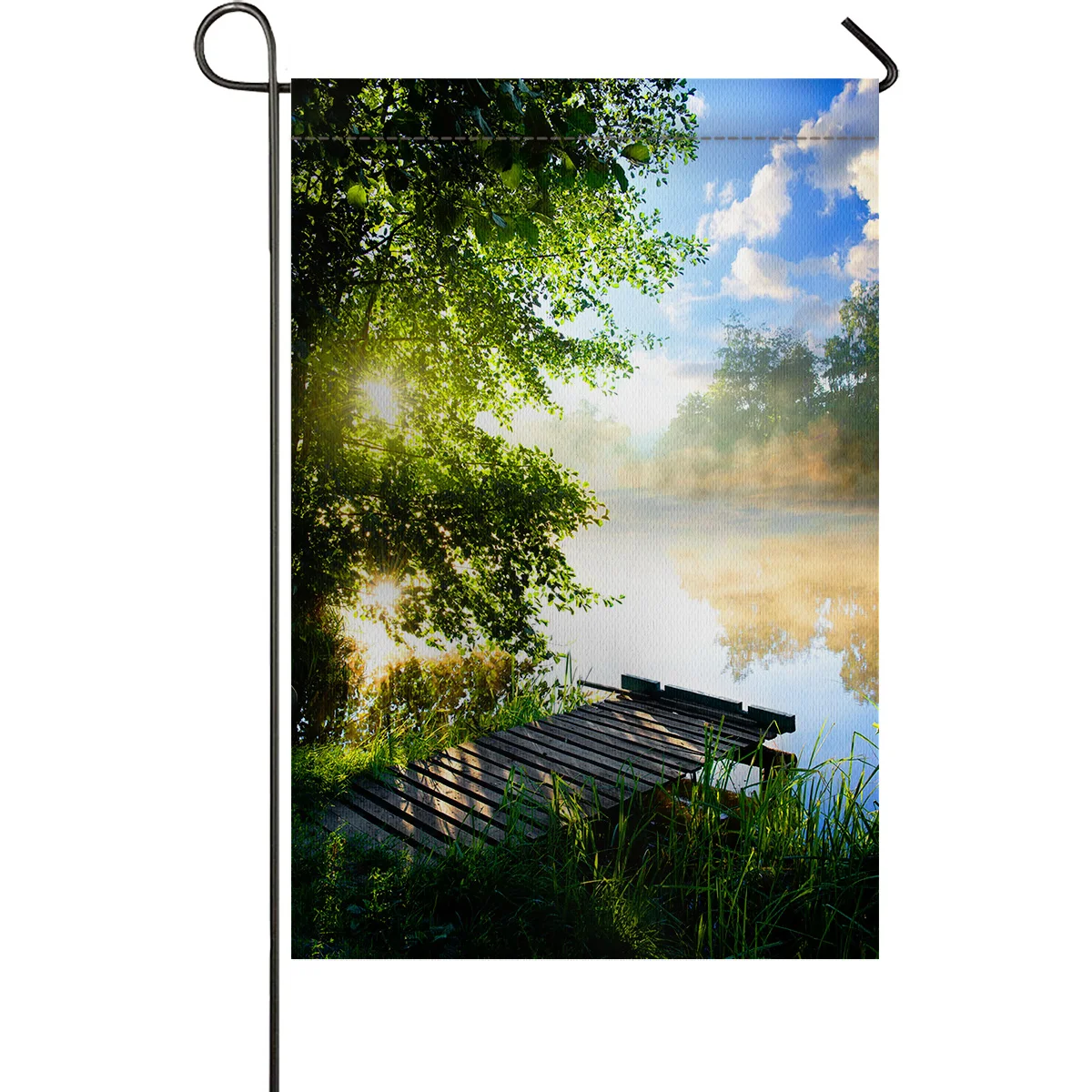 Сад флаг озеро растение Пейзаж Природа дом двухсторонний полиэстер для сада
