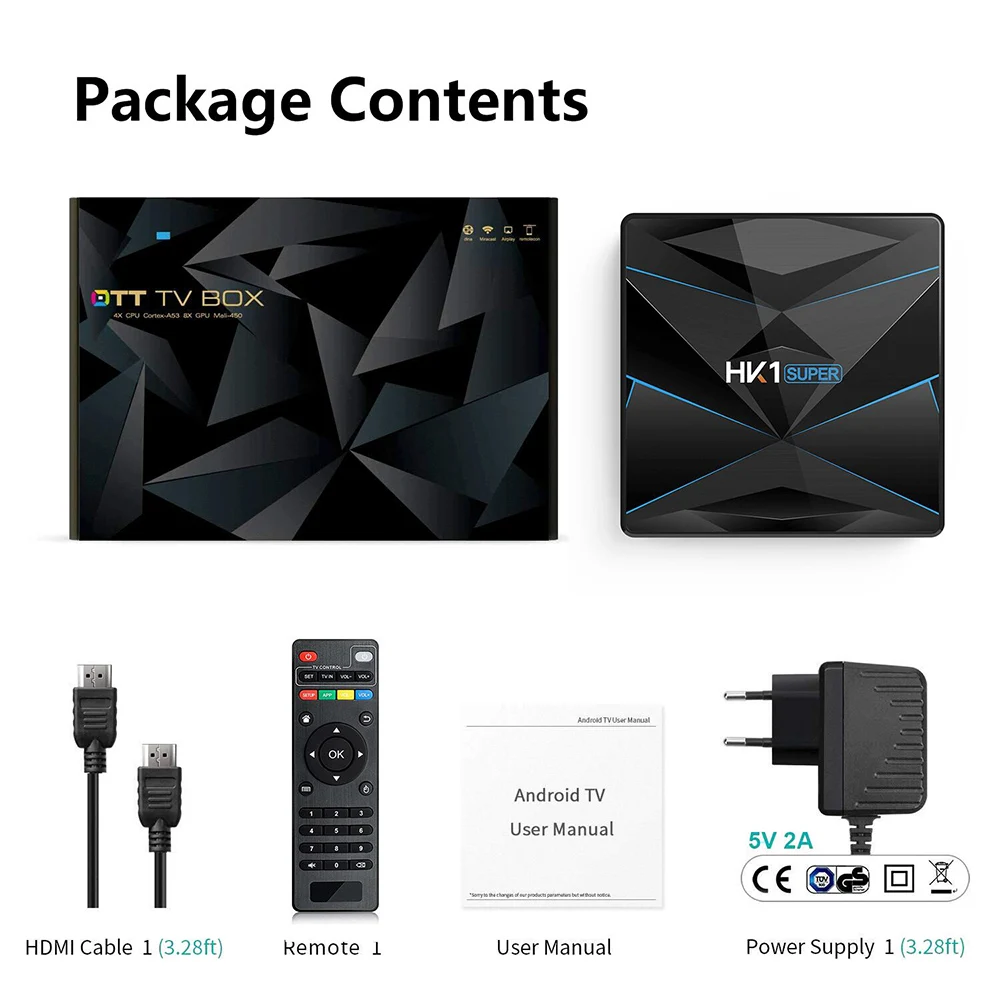 Android 9 0 ТВ приставка 4 ГБ 32 64 Гб 128G супер Смарт 2 4G/5G двухдиапазонный Wifi 3 USB 4K VP9 видео