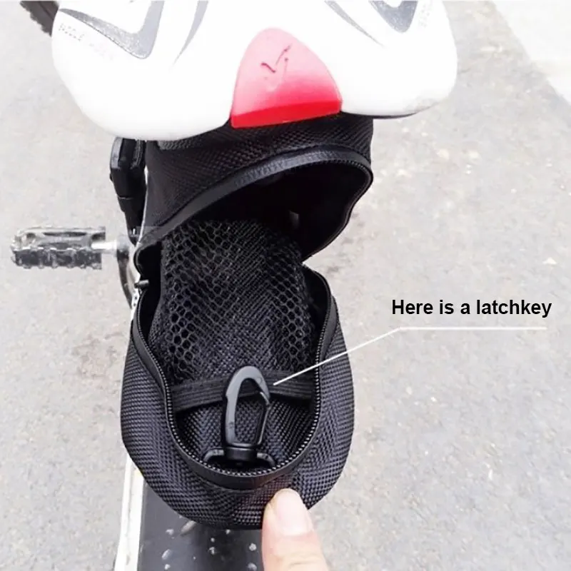 Новая велосипедная Сумка седло на молнии светоотражающие мешки для заднего