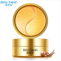 bisutang gold snail collagen eye mask for removing dark circles and anti wrinkle eye care product