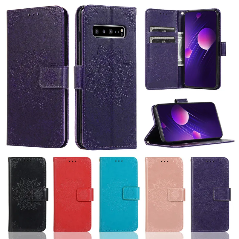 Кожаный чехол книжка S8 S9 S10 5G Plus Edge Lite для Samsung Galaxy Note 8 9 10 A10 A20 A30 A40 A50 A60 A70 A80