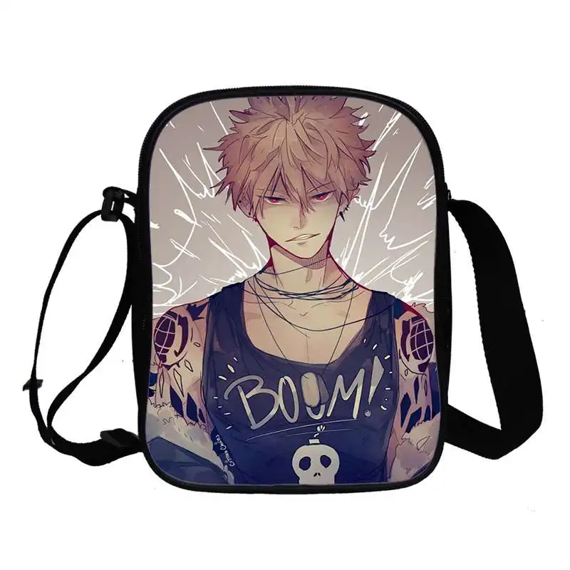 

My Hero Academy Crossbody Bag Women Messenger Bag 3D Shoulder Bag Cartoon Anime Boku No Hero Academia Schoolbag Tote Handbag New