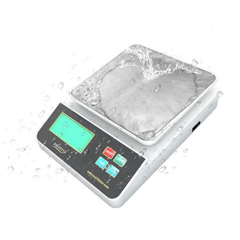 

5kg/1g Waterproof Rechargeable Kitchen Scales Digital Electronic Scales LED Display Kitchen Scale No Battery Required Appliances