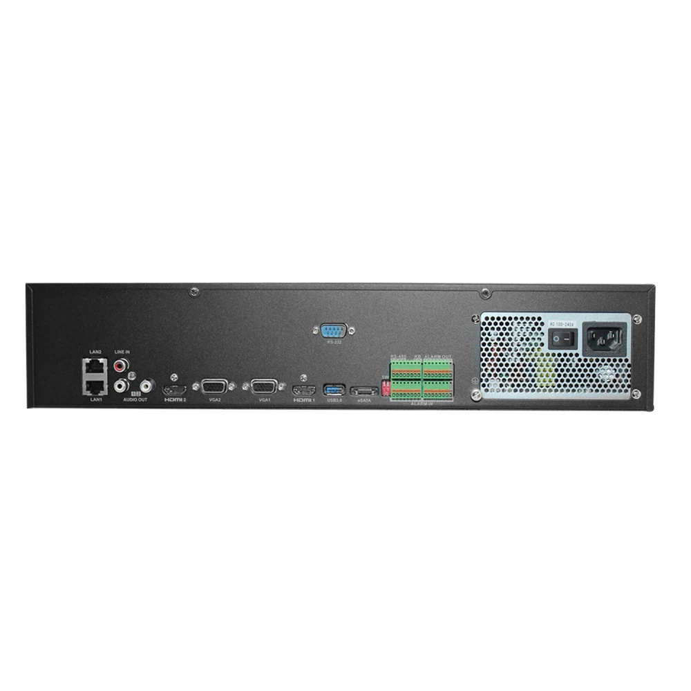 Hikvision профессиональная 32-канальная система видеонаблюдения DS-9632NI-I8 Встроенный 4K 32 CH NVR до 12 мегапикселей разрешение 8 SATA 2 HDMI