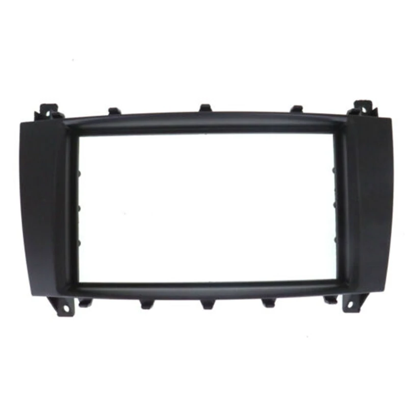 Автомобильное радио фасции установки 2Din рамка Панель комплект для Mercedes BENZ C CLASS W203