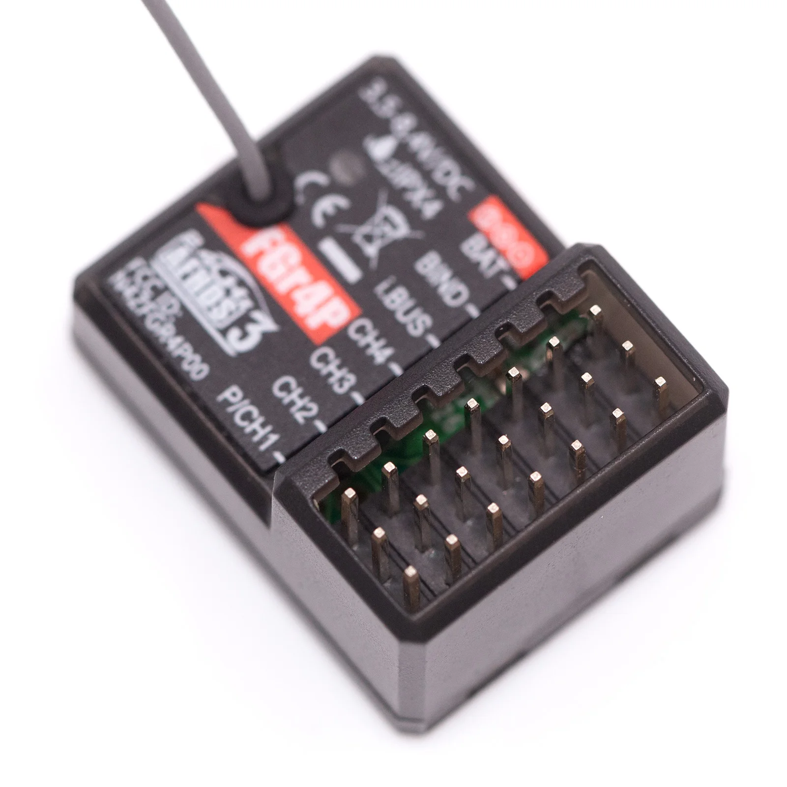 Радиоуправляемый приемник FlySky FGR4P 2 4 ГГц 4CH AFHDS 3 PWM/PPM/I.bus/S. Выход шины для