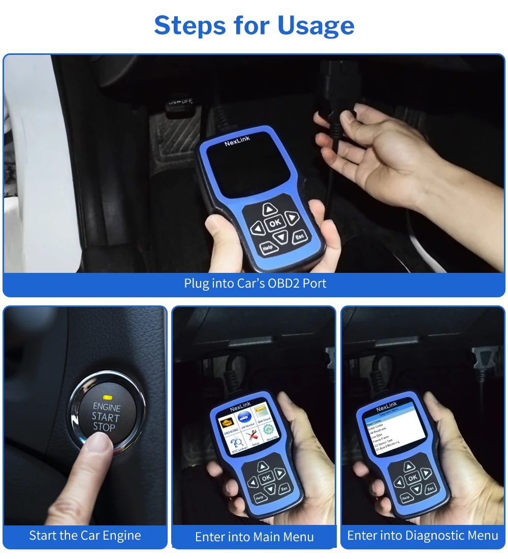 Deelife OBD2 Профессиональный Автомобильный сканер ODB2 Авто Самостоятельная Диагностика Бортовая Диагностика машины инструмент для ODB II OBD 2 считыватель кодов