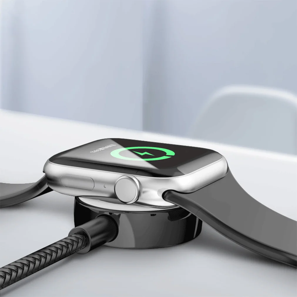 Магнитное Беспроводное зарядное устройство для Apple Watch 5 4 3 2 1 м USB кабель передачи