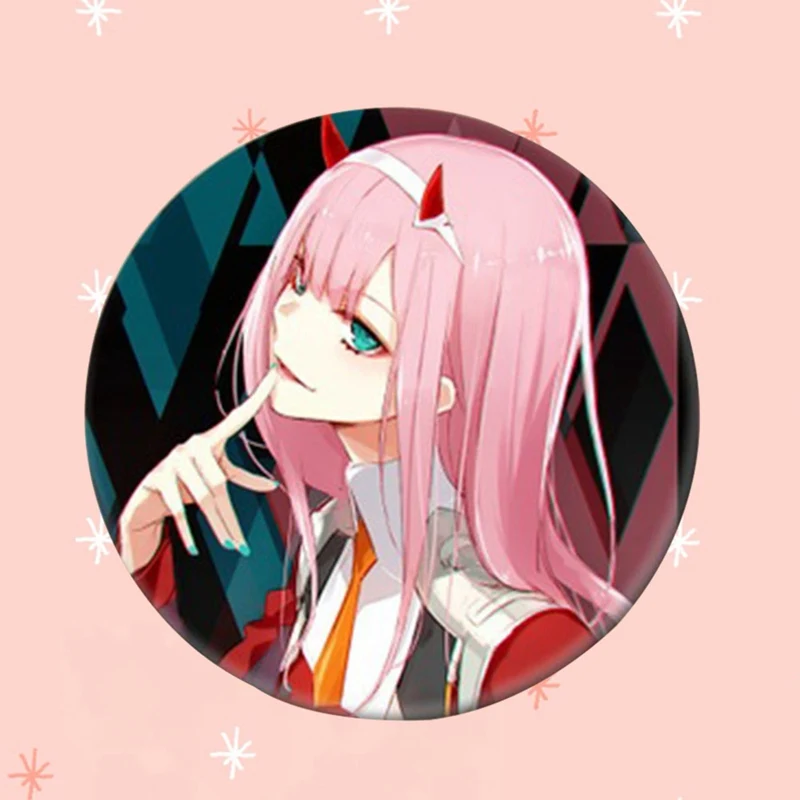 Новинка 1 шт. аниме DARLING в FRANXX значок косплея мультфильм ноль два симпатичная брошь, булавки пакеты для сбора Значки для рюкзаков