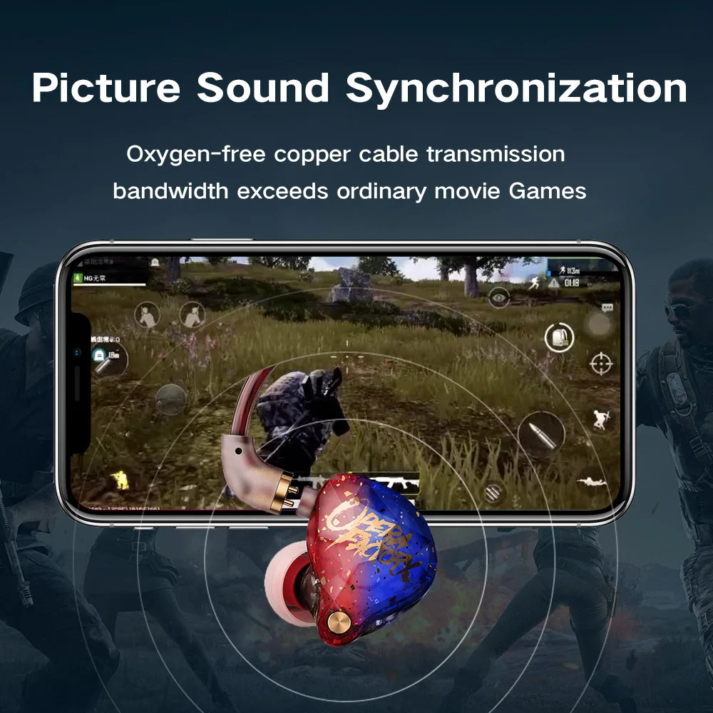 Игровая гарнитура OS1Pro проводные наушники вкладыши с микрофоном 3 5 мм 2 контактный