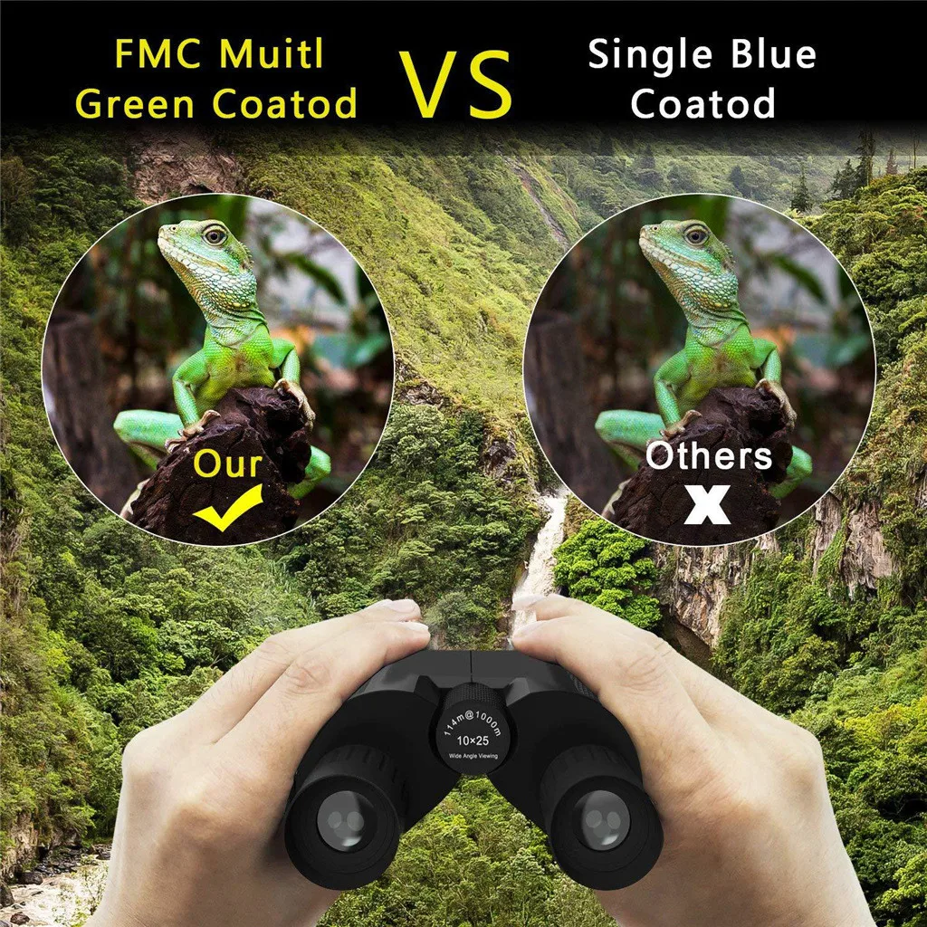 10X компактный бинокулярный телескоп высокого времени для спорта на открытом