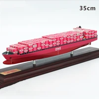 35cm double tower color container ship model simulation container single tower double tower customization