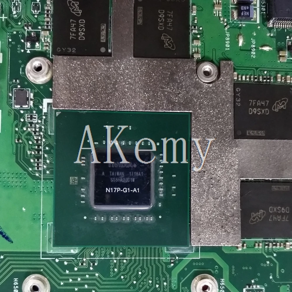 GL753VD Материнская плата Основная плата REV: 2.0 с GPU GTX1050 4G + CPU i7-7700HQ 2.8Ghz для ноутбуков Asus ROG GL753V GL753VE.