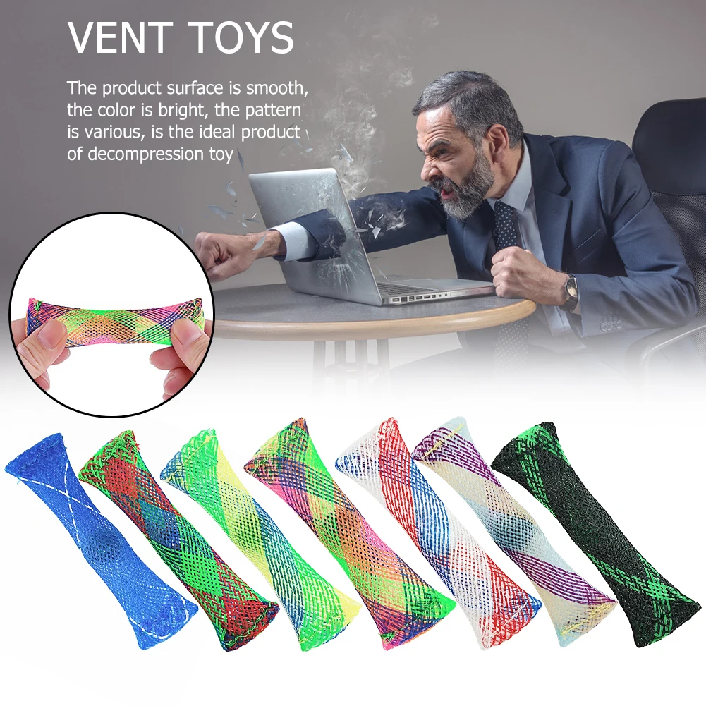 Pelota sensorial para el autismo, juguete para terapia de ansiedad, alivio del estr&eacute;s EDC, malla trenzada, plegado f&aacute;cil con m&aacute;rmol-3