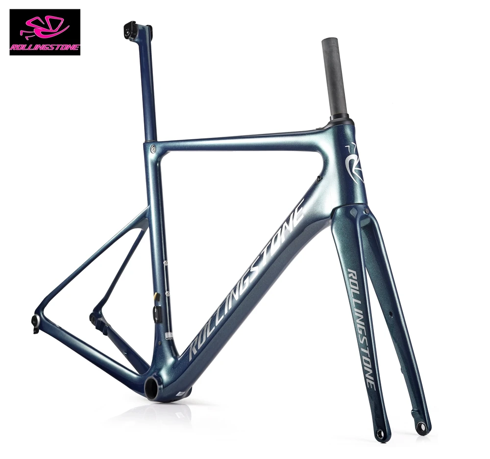 Rolling Stone углеродный зонд дисковый тормоз Дорожный комплект рамы с подседельный