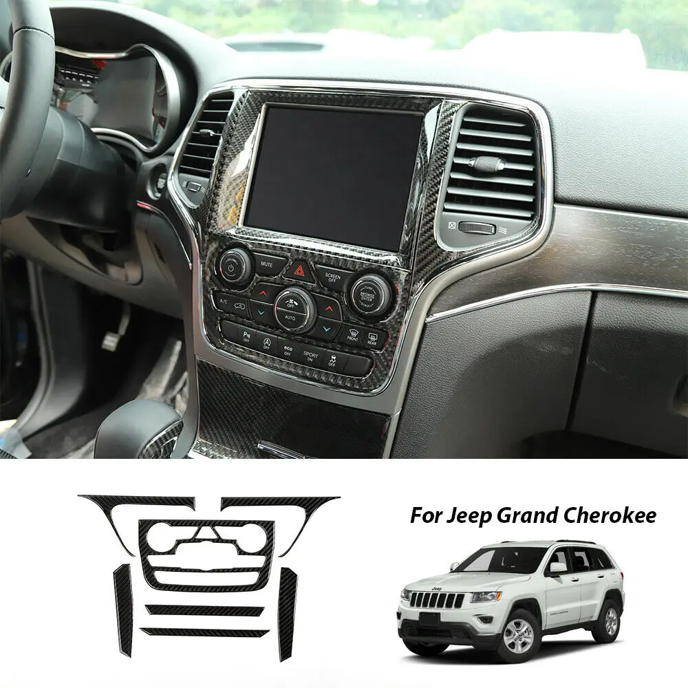 Наклейка с центральным контролем экрана GPS для Jeep Grand Cherokee 2014 + 7 шт.|Лепнина
