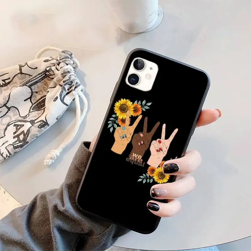 

Black Lives Matter BLM Phone Case for iPhone 11 12 mini pro XS MAX 8 7 6 6S Plus X 5S SE 2020 XR