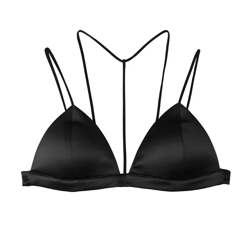 2 шт. бюстгальтер с лямкой на шее тонкий не стальной лямками|Бюстгальтеры| |