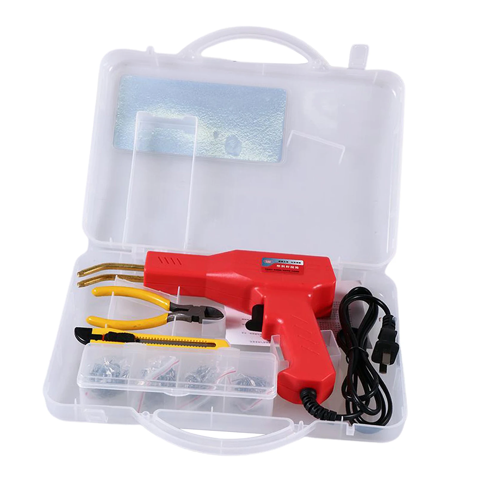 

Plastic Hot Stapler Machine Gun Garage Tool Kit Repair PVC Car Bumper