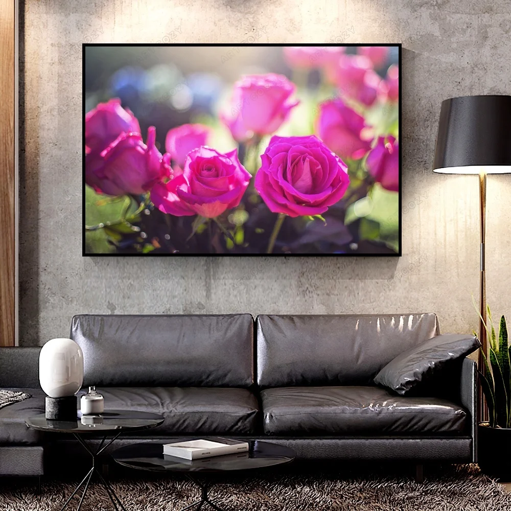 

Artcozy Oil Canvas Painting roses_buds_light_pink For Home Decoration Wall Art
