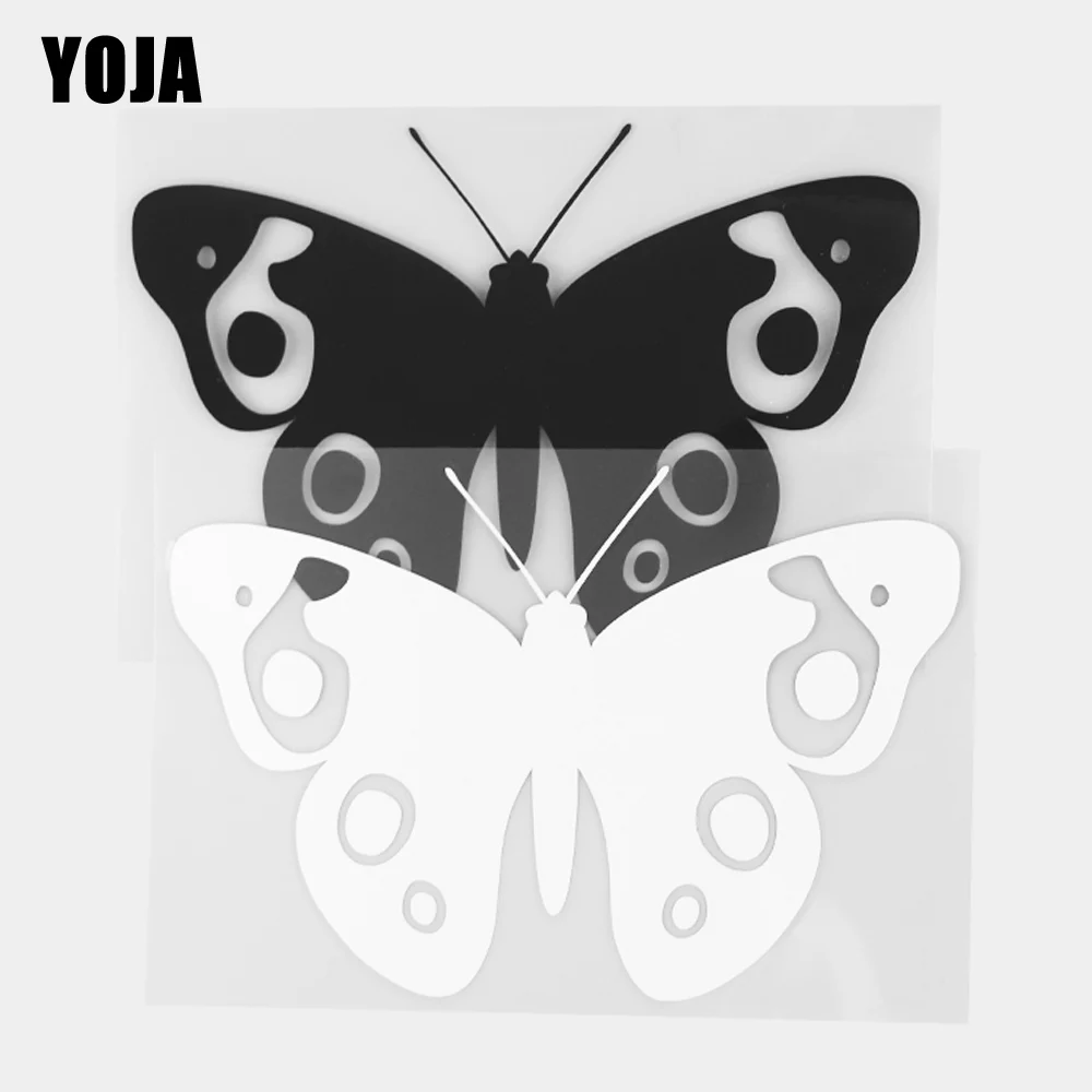 

YOJA 16,5 × 11 см Виниловый фон с изображением бабочек и животных, цвет черный/серебристый, 19C-0268