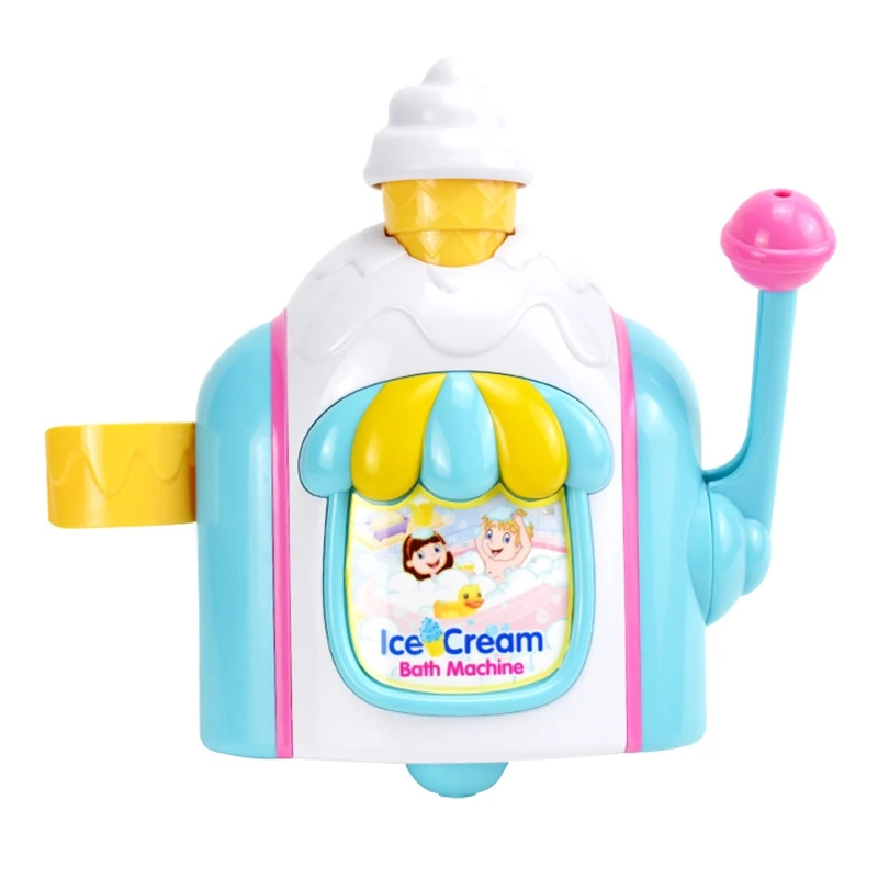 

Ice Creams Maker Bubble Machine Bath Toys Fun Foam Bathtub Toy Gift Bath Toys for Children Bathing Water Bubble Machine