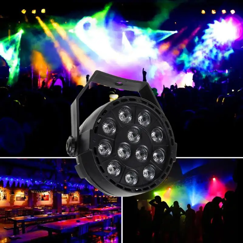 12 светодиодный RGBW светильник 8 DMX CH IP20 Par 15 Вт Голосовая активация Авто Dj для