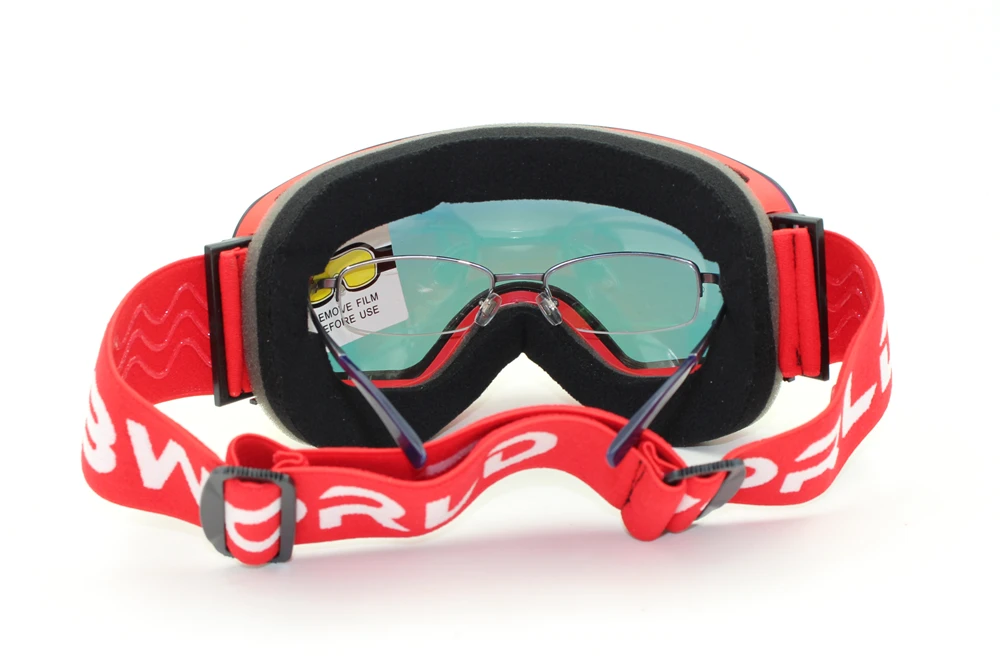 Новинка брендовые лыжные очки RBWORLD двухслойные анти-противотуманные большие