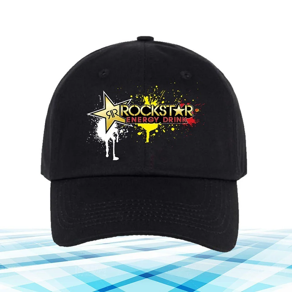 Новая модная бейсболка с графическим принтом Rockstar Energy Drink | Спорт и развлечения