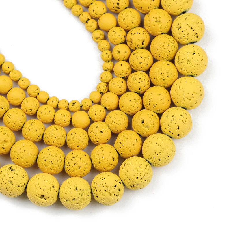 Бусины Из Натурального вулканического каучука 4/6/8/10/12 мм|Бусины| |