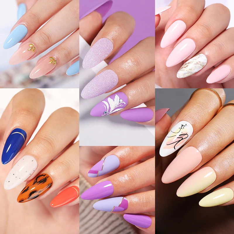 BORN PRETTY 10 мл УФ гель для ногтей весна лето черный белый цвета Блестящий