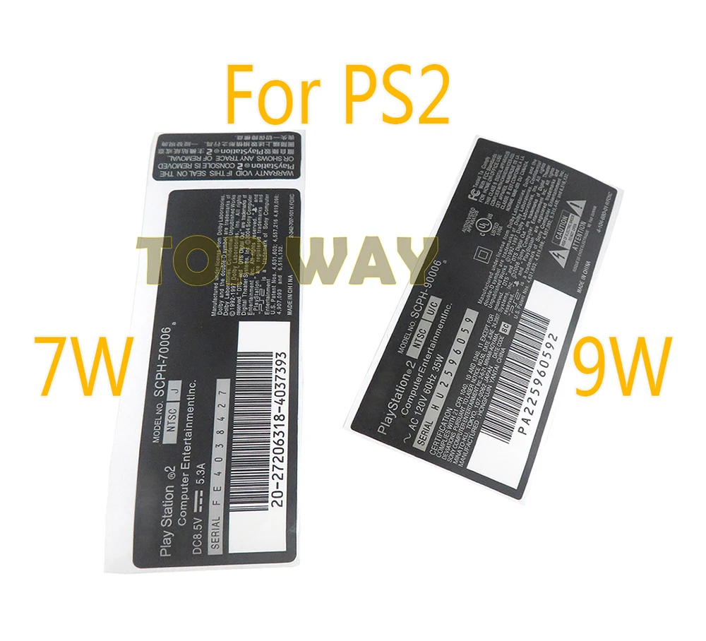 100 шт. наклейка для Playstation2 PS2 70000 90000 на заказ 7 Вт 9 контроллер Dualshock|Запасные части| |