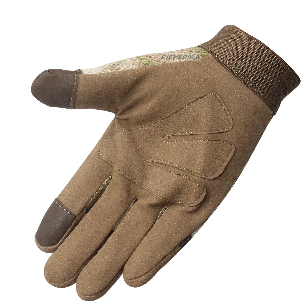 Перчатки мотоциклетные зимние камуфляжные Нескользящие с сенсорным