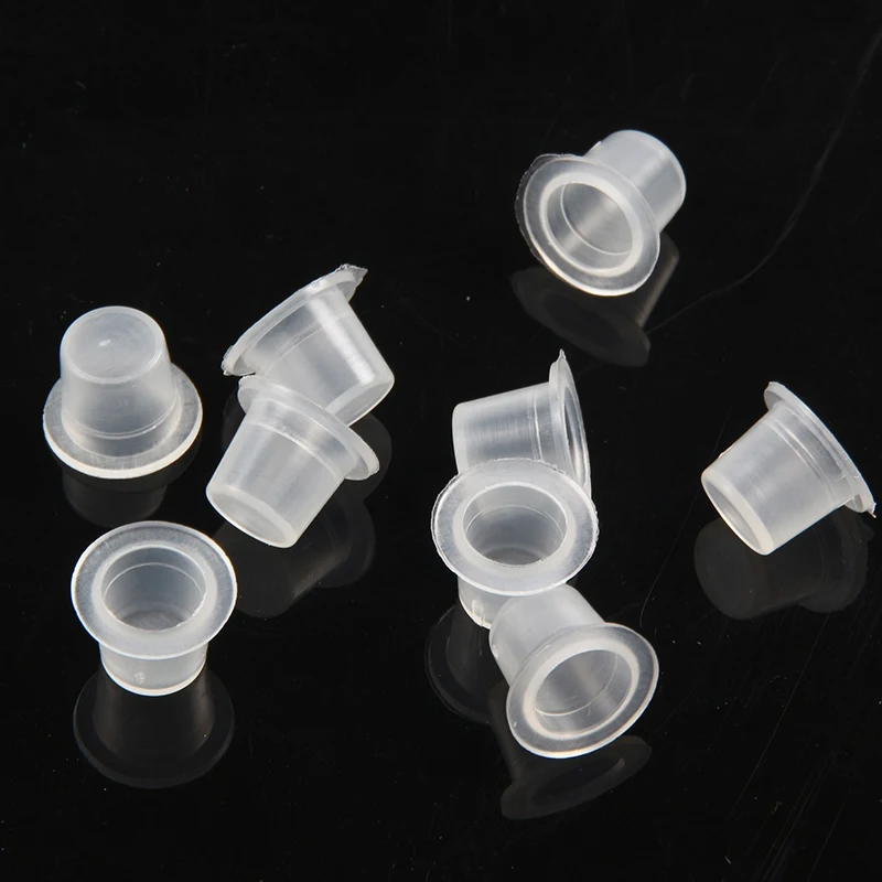 Держатель прозрачный пластиковый для пигментов S/M/L 100 шт. одноразовые контейнер с