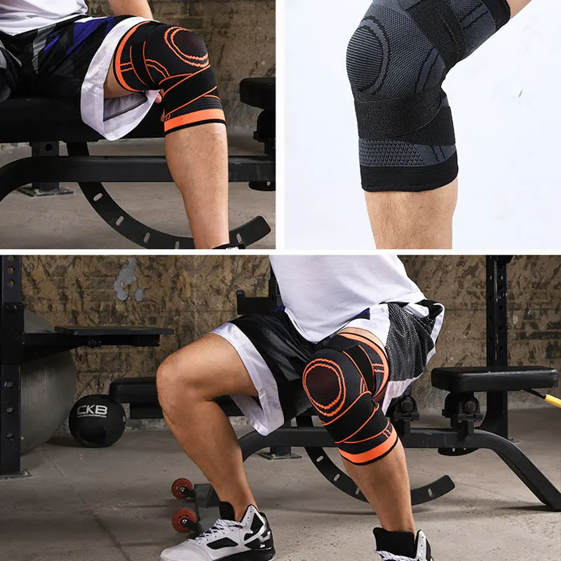 1 шт. наколенник эластичный бинт под давлением наколенники Поддержка протектор